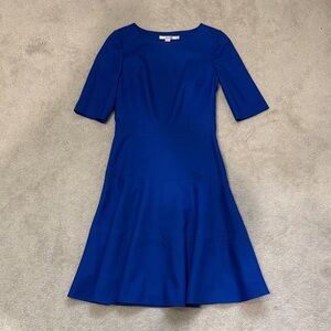 Boden dress wool lined blue 2